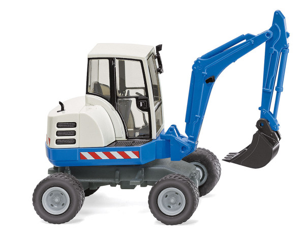Wiking 065807 - Mini-Bagger - blau - 1:87
