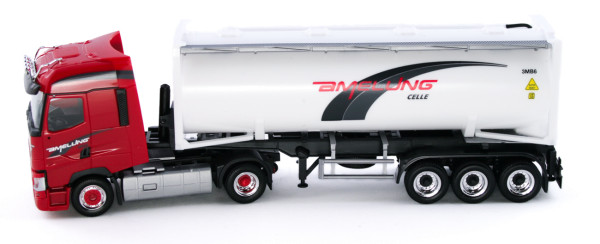 Herpa 940818 - Renault T - 30ft Drucksilocontainer-Sattelzug "Amelung" - 1:87
