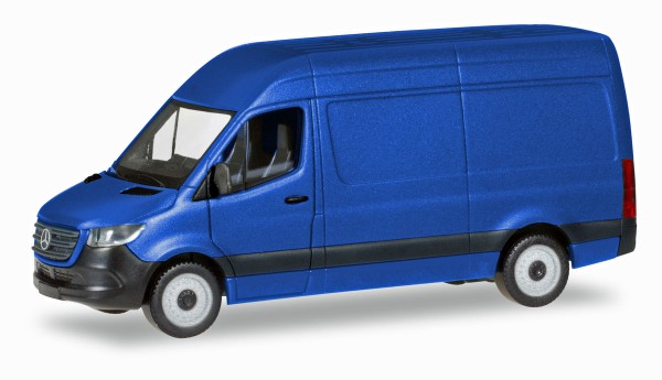 Herpa 093811 - Mercedes-Benz Sprinter `18 Kasten Hochdach, ultramarinblau - 1:87