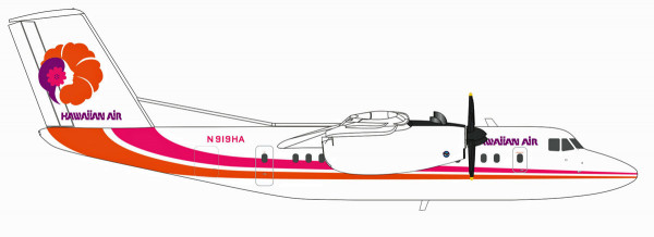 Herpa Wings 559973 - Hawaiian Airlines De Havilland Canada DHC-7 - N919HA - 1:200