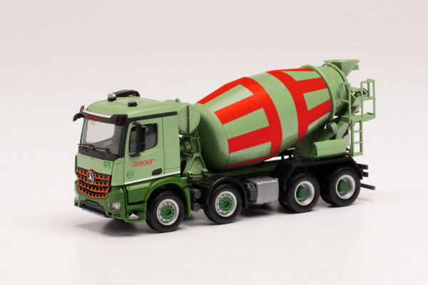 Herpa 314787 - Mercedes-Benz Arocs M 4-achs Betonmischer „Geiger“ - 1:87