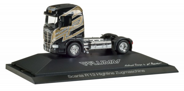 Herpa 110891 - Scania R HL Zugmaschine &quot;Pflumm&quot; - 1:87