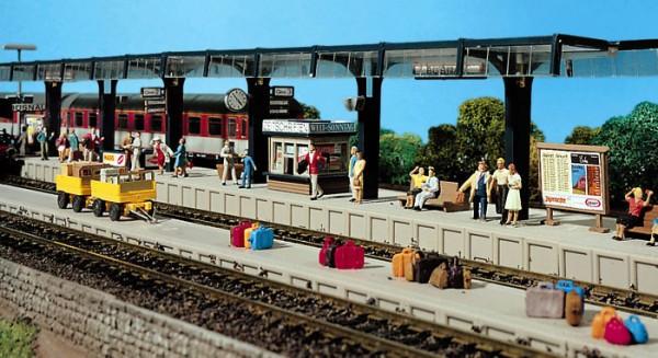 Vollmer 43538 - Bahnsteig - H0