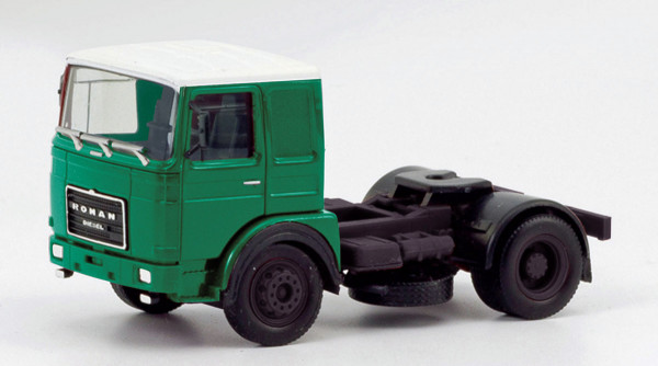 Herpa 310550-002 - Roman Diesel 4×2 Zugmaschine, dunkelgrün/weiß - 1:87