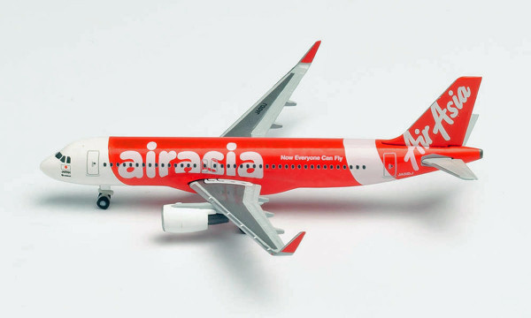 Herpa Wings 534215 - Air Asia Japan Airbus A320 - JA01DJ - 1:500