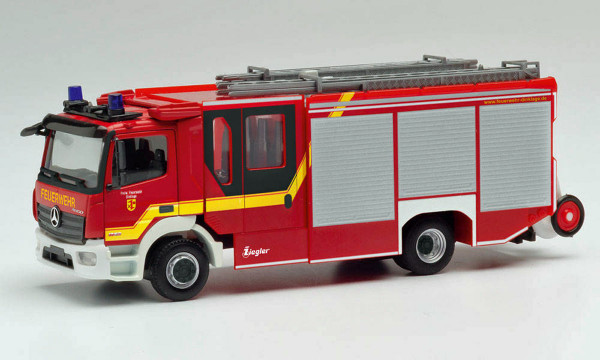 Herpa 095471 - Mercedes-Benz Atego 13 Ziegler Z-Cab Feuerwehr Dinklage - 1:87