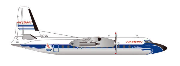 Herpa Wings 559836 - Piedmont Airlines Fairchild FH-227 "Appomattox Pacemaker" - N701U - 1:200