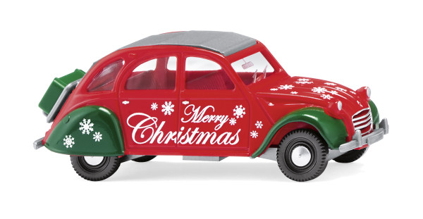 Wiking 080915 - Citroën 2 CV &quot;Weihnachtsmodell&quot; - 1:87