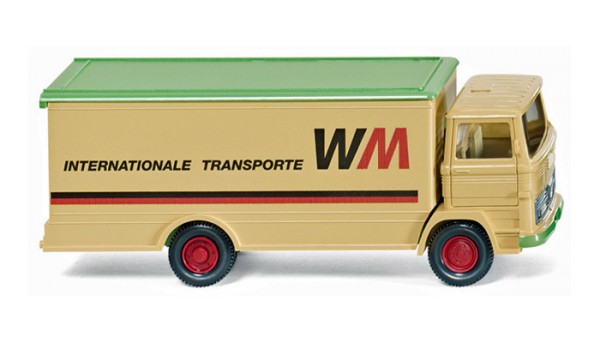 Wiking 043601 - Koffer-Lkw (MB LP 1317) "WM Internationale Transporte" - 1:87