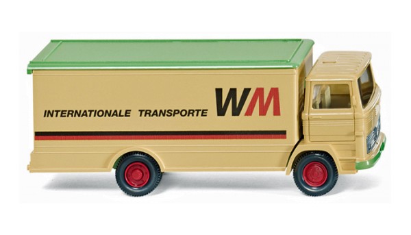 Wiking 043601 - Koffer-Lkw (MB LP 1317) &quot;WM Internationale Transporte&quot; - 1:87