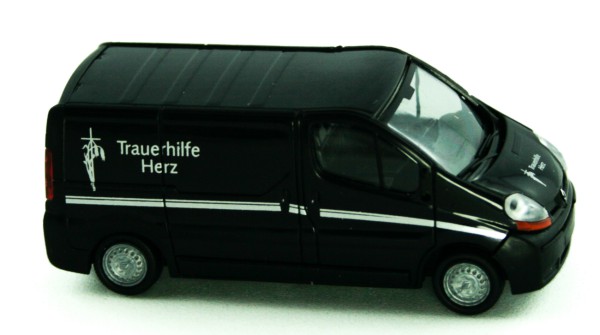 Rietze 51392 - Renault Trafic Trauerhilfe Herz-Filmwagen - 1:87
