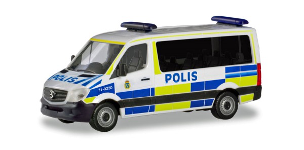Herpa 094719 - Mercedes-Benz Sprinter `13 Bus FD &quot;Polis&quot; - 1:87