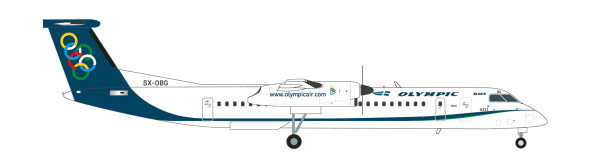 Herpa Wings 571661 - Olympic Air Bombardier Q400 - SX-OBG - 1:200