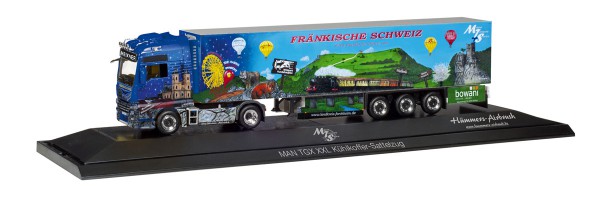 Herpa 121828 - MAN TGX XXL Kühlkoffer-Sattelzug &quot;Meixner/Fränkische Schweiz&quot; - 1:87