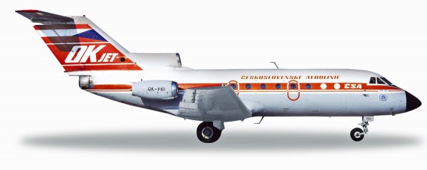 Herpa Wings 559348 - CSA Ceskoslovenske Airlines Yakovlev Yak-40 - 1:200