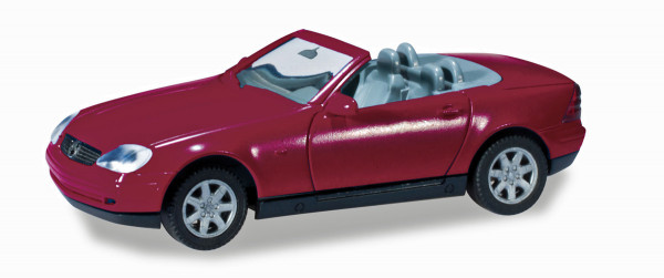 Herpa 012188-006 - Herpa Minikit Mercedes-Benz SLK Roadster, bordeauxviolett - 1:87