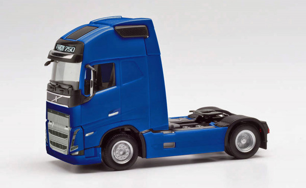 Herpa 313353 - Volvo FH 16 Gl. XL 2020 Exklusiv Zugmaschine, blau - 1:87