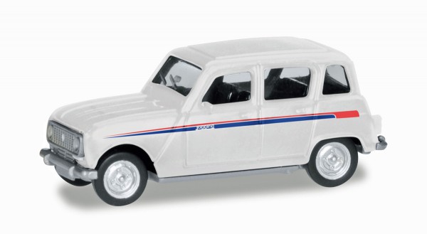 Herpa 030199 - Renault R4 "Jogging", Streifen rot/blau - 1:87
