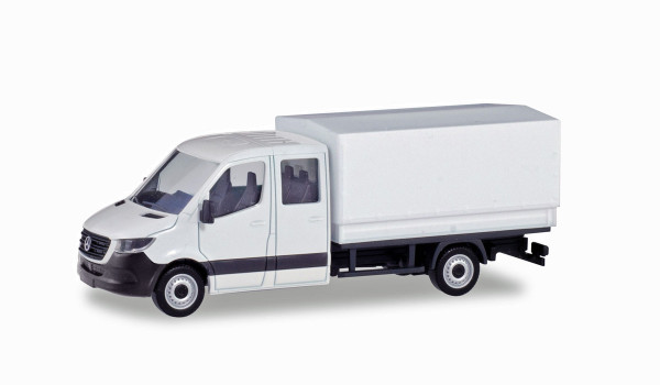 Herpa 013499 - Minikit Mercedes-Benz Sprinter neue Doppelkabine mit Pritsche - 1:87