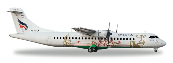 Herpa Wings 559164 - Bangkok Airways ATR-72-500 "Angkor Wat" - HS-PGK "Apsara" - 1:200