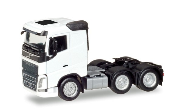 Herpa 308724 - Volvo FH 6x2 Zugmaschine, weiß - 1:87