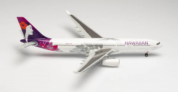 Herpa Wings 571753 - Hawaiian Airlines Airbus A330-200 – N389HA “Keali‘iokonaikalewa” - 1:200