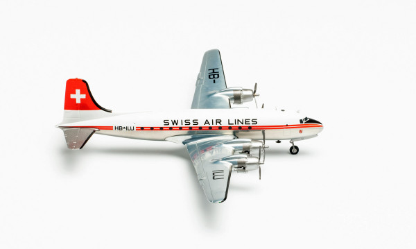 Herpa Wings 571357 - Swiss Air Lines Douglas DC-4 - HB-ILU “Unterwalden” - 1:200