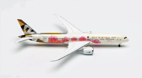 Herpa Wings 534611 - Etihad Airways Boeing 787-9 Dreamliner - A6-BLS "Choose Japan" - 1:500