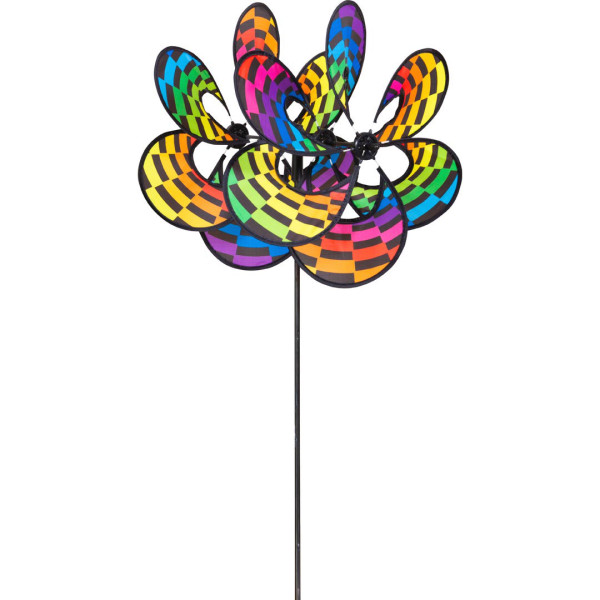 Invento-HQ Windspiel Paradise Flower Duett Rainbow Checker (35 x 82 cm)