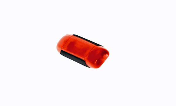 Herpa 054188 - Zubehör Warnlichtbalken Hänsch DBS 4000 für Transporter, orange (Inhalt: 12 Stück) -