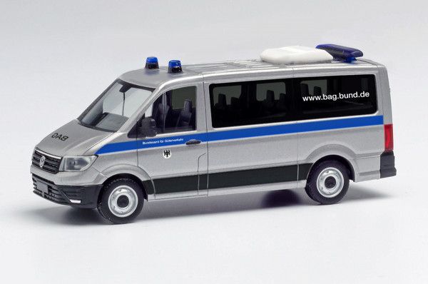 Herpa 095792 - VW Crafter Bus Flachdach &quot;BAG&quot; - 1:87