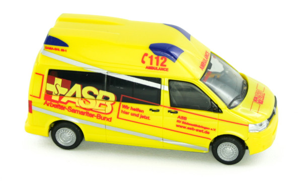 Rietze 53641 - Ambulanz Mobile Hornis Silver ASB RV Südwestthüringen - 1:87
