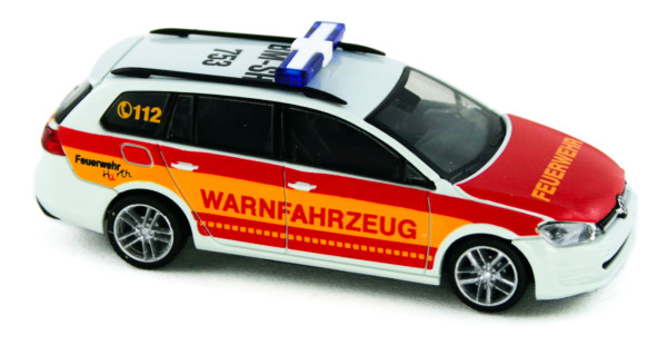 Rietze 53310 - Volkswagen Golf 7 Variant Warnfahrzeug FW Hürth - 1:87