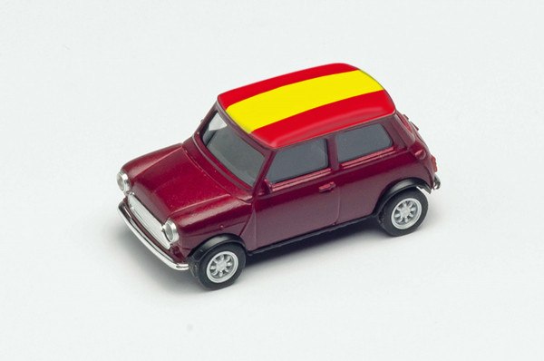 Herpa 420747 - Mini Cooper Europameisterschaft 2021, Spanien - 1:87
