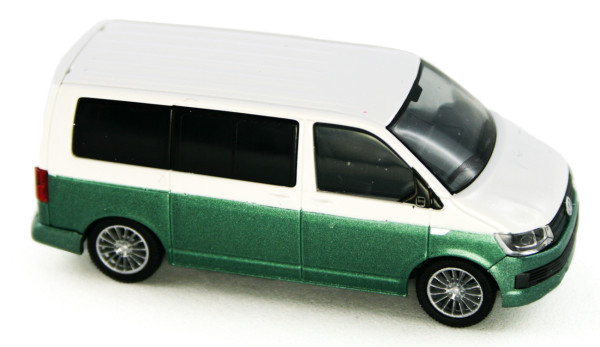 Rietze 11664 - Volkswagen T6 Bus KR candyweiß/bay leaf green - 1:87