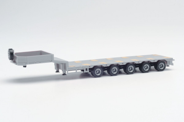Herpa 076388-010 - Goldhofer Semitiefladeauflieger 5-achs, hellgrau - 1:87