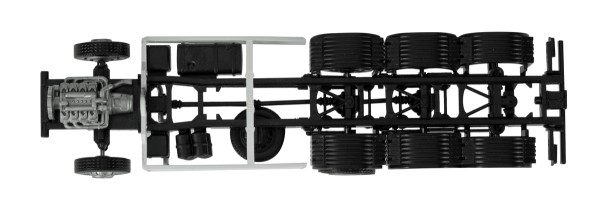 Herpa 084710 - Fahrgestell Scania R 4-achs LKW mit U-Schutz (Inhalt: 2 Stück) - 1:87