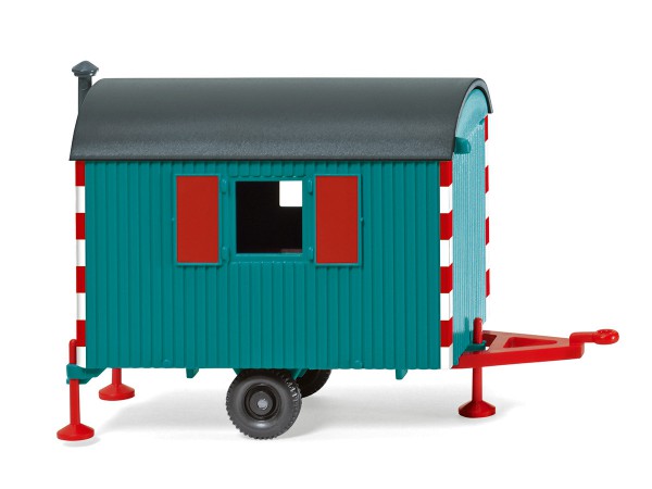 Wiking 065607 - Bauwagen - wasserblau - 1:87