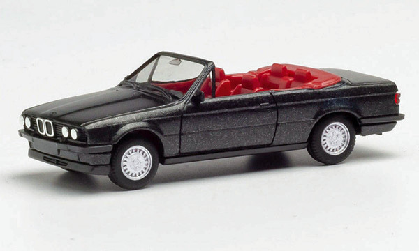 Herpa 030595-002 - BMW 325i Cabrio, blacksaphir metallic - 1:87