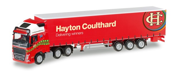 Herpa 306485 - Volvo FH Gl. XL Gardinenplanen-Sattelzug "Coulthard" (GB) - 1:87