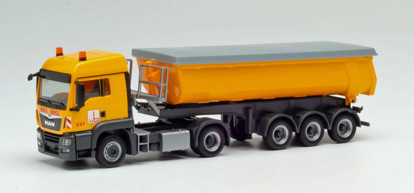 Herpa 311915 - MAN TGS LX Euro 6c Thermomulden-Sattelzug "Max Bögl" - 1:87