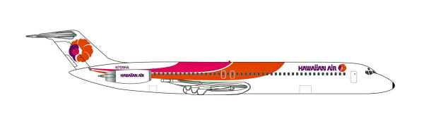 Herpa Wings 533591 - Hawaiian Air McDonnell DC-9-50 &quot;Awapuhi&quot; - N709HA - 1:500