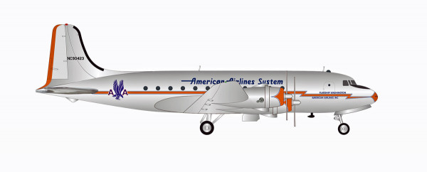 Herpa Wings 570862 - American Airlines System Douglas DC-4 - &quot;Flagship Washington&quot; - NC90423 - 1:200
