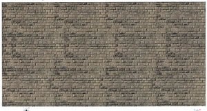 Vollmer 47368 - Mauerplatte Haustein natur aus Karton - N - 25 x 12,5 cm, 10 Stück