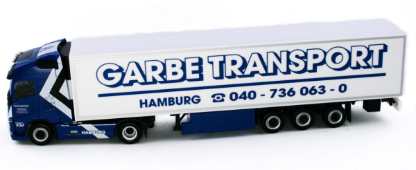Herpa 947541 - Volvo FH Gl. Kühlkoffer-Sattelzug "Garbe Hamburg" - 1:87