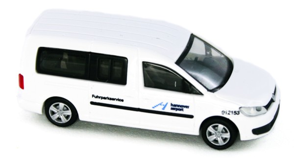 Rietze 31819 - Volkswagen Caddy Maxi Bus ´11 Hannover Airport Fuhrparkservice - 1:87