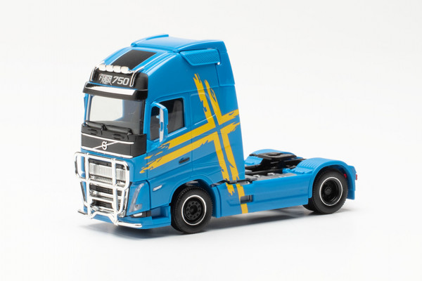 Herpa 315289 - Volvo FH 16 Gl. XL 2020 Zugmaschine mit Lampenbügel und Rammschutz - 1:87
