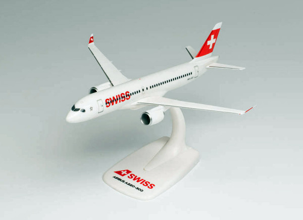 Herpa Wings 613323 - Swiss International Air Lines Airbus A220-300 - HB-JCQ - 1:200 - Snap-Fit