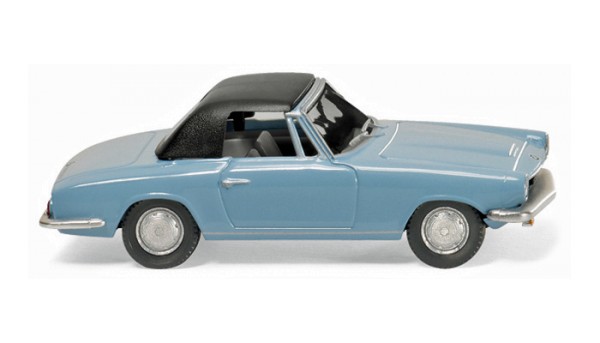 Wiking 018749 - BMW 1600 GT Cabrio - hellblau - 1:87