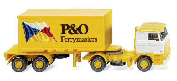 Wiking 052603 - Containersattelzug 20&#039; (DAF) &quot;P &amp; O&quot; - 1:87